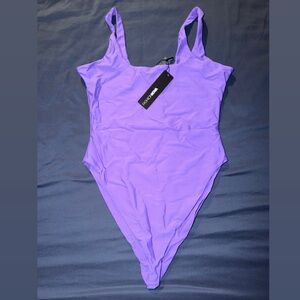 NWT Fashion Nova 1PC Bathing Suit - Lavender - XL
